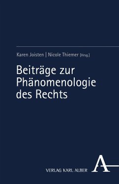 Beiträge zur Phänomenologie des Rechts (eBook, PDF)