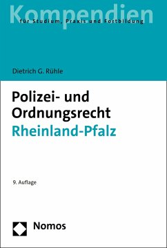 Polizei- und Ordnungsrecht Rheinland-Pfalz (eBook, PDF) - Rühle, Dietrich G.