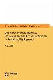 Dilemmas of Sustainability. On Relevance and Critical Reflection in Sustainability Research (eBook, PDF)