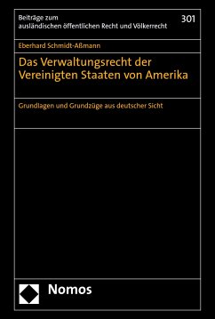 Das Verwaltungsrecht der Vereinigten Staaten von Amerika (eBook, PDF) - Schmidt-Aßmann, Eberhard