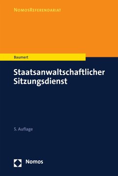 Staatsanwaltschaftlicher Sitzungsdienst (eBook, PDF) - Baumert, Wolf-Tilman
