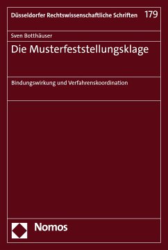 Die Musterfeststellungsklage (eBook, PDF) - Botthäuser, Sven