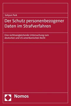 Cover Der Schutz personenbezogener Daten im Strafverfahren (eBook, PDF)