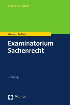 Examinatorium Sachenrecht (eBook, PDF) - Gieseler, Dieter; Berthold, Benedikt