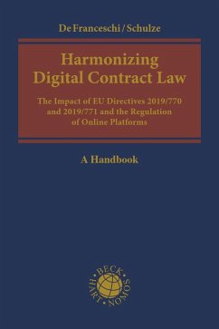 Cover Harmonizing Digital Contract Law (eBook, PDF)