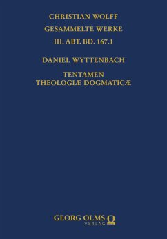 Daniel Wyttenbach: Tentamen Theologiæ Dogmaticæ (eBook, PDF)