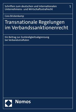 Cover Transnationale Regelungen im Verbandssanktionenrecht (eBook, PDF)