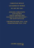 Johann Christoph Gottsched: Erste Gründe der gesamten Weltweisheit - Die Kant-Auflage (eBook, PDF)
