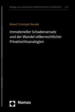 Cover Immaterieller Schadensersatz und der Wandel völkerrechtlicher Privatrechtsanalogien (eBook, PDF)