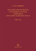 Gottfried Wilhelm Leibniz: Dynamica de Potentia et Legibus Naturae Corporeae Tentamen Scientiae Novae (eBook, PDF)