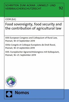 Cover Food sovereignty, food security and the contribution of agricultural law (eBook, PDF)
