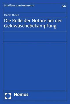 Cover Die Rolle der Notare bei der Geldwäschebekämpfung (eBook, PDF)