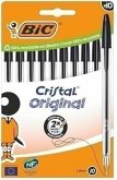 BIC Kugelschreiber Cristal Original 0.4mm schwarz, 10er Set