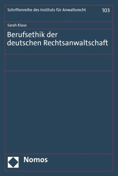 Cover Berufsethik der deutschen Rechtsanwaltschaft (eBook, PDF)