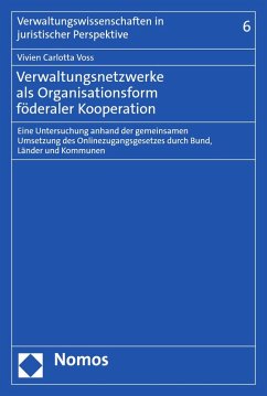 Cover Verwaltungsnetzwerke als Organisationsform föderaler Kooperation (eBook, PDF)