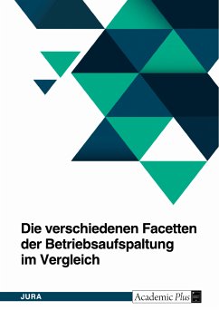 Die verschiedenen Facetten der Betriebsaufspaltung im Vergleich (eBook, PDF)