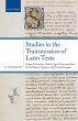 Studies in the Transmission of Latin... - Bild 1