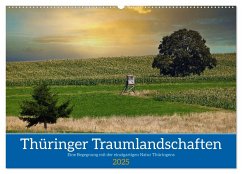 Thüringer Traumlandschaften (Wandkalender 2025 DIN A2 quer), CALVENDO Monatskalender