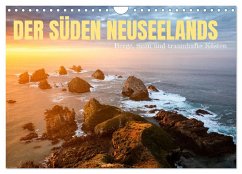 Der Süden Neuseelands: Berge, Seen und traumhafte Küsten (Wandkalender 2025 DIN A4 quer), CALVENDO Monatskalender - Calvendo;Aust, Gerhard