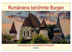 Rumäniens berühmte Burgen (Wandkalender 2025 DIN A4 quer), CALVENDO Monatskalender - Calvendo;Brack, Roland