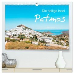 Patmos - Die heilige Insel (hochwertiger Premium Wandkalender 2025 DIN A2 quer), Kunstdruck in Hochglanz