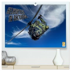 Helikopter in Aktion (hochwertiger Premium Wandkalender 2025 DIN A2 quer), Kunstdruck in Hochglanz - Calvendo;Engelke, Björn