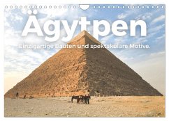 Ägypten - Einzigartige Bauten und spektakuläre Motive. (Wandkalender 2025 DIN A4 quer), CALVENDO Monatskalender