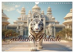 Exotische Paläste (Wandkalender 2025 DIN A4 quer), CALVENDO Monatskalender