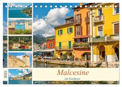 Malcesine am Gardasee (Tischkalender 2025 DIN A5 quer), CALVENDO Monatskalender - Calvendo;Schwarze, Nina