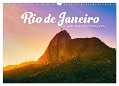 Rio de Janeiro - Am Fuße des Corcovados. (Wandkalender 2025 DIN A3 quer), CALVENDO Monatskalender - Calvendo;SF