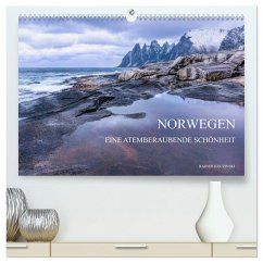 NORWEGEN - EINE ATEMBERAUBENDE SCHÖNHEIT (hochwertiger Premium Wandkalender 2025 DIN A2 quer), Kunstdruck in Hochglanz