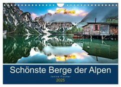 Schönste Berge der Alpen (Wandkalender 2025 DIN A4 quer), CALVENDO Monatskalender - Calvendo;Fischer, Janina