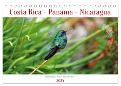 Costa Rica - Panama - Nicaragua (Tischkalender 2025 DIN A5 quer), CALVENDO Monatskalender