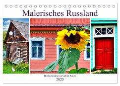 Malerisches Russland - Dorfarchitektur im Gebiet Pskow (Tischkalender 2025 DIN A5 quer), CALVENDO Monatskalender