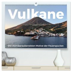 Vulkane - Die atemberaubendsten Motive der Feuerspucker. (hochwertiger Premium Wandkalender 2025 DIN A2 quer), Kunstdruck in Hochglanz - Calvendo;Scott, M.