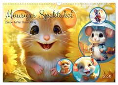 Mausiges Spektakel. Zauberhafter Maus-Alltag (Wandkalender 2025 DIN A3 quer), CALVENDO Monatskalender