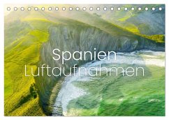 Spanien Luftaufnahmen (Tischkalender 2025 DIN A5 quer), CALVENDO Monatskalender