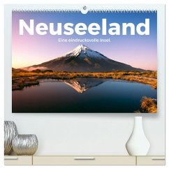 Neuseeland - Eine eindrucksvolle Insel. (hochwertiger Premium Wandkalender 2025 DIN A2 quer), Kunstdruck in Hochglanz