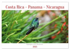 Costa Rica - Panama - Nicaragua (Wandkalender 2025 DIN A2 quer), CALVENDO Monatskalender