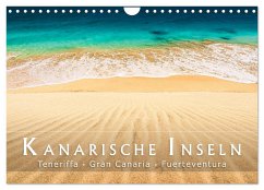 Die Kanarische Inseln Teneriffa, Gran Canaria und Fuerteventura (Wandkalender 2025 DIN A4 quer), CALVENDO Monatskalender