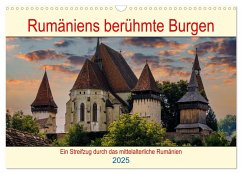 Rumäniens berühmte Burgen (Wandkalender 2025 DIN A3 quer), CALVENDO Monatskalender