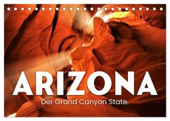 Arizona - Der Grand Canyon State. (Tischkalender 2025 DIN A5 quer), CALVENDO Monatskalender - Calvendo;Monkey, Happy