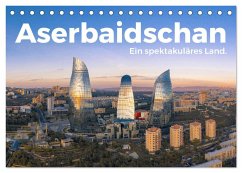 Aserbaidschan - Ein spektakuläres Land. (Tischkalender 2025 DIN A5 quer), CALVENDO Monatskalender - Calvendo;Scott, M.