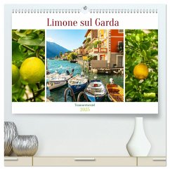 Limone sul Garda - Traumreiseziel (hochwertiger Premium Wandkalender 2025 DIN A2 quer), Kunstdruck in Hochglanz