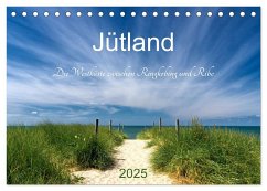 Jütland. Die Westküste zwischen Ringkøbing und Ribe (Tischkalender 2025 DIN A5 quer), CALVENDO Monatskalender