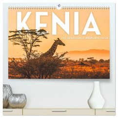 Kenia - Eine Safari durch unberührte Natur. (hochwertiger Premium Wandkalender 2025 DIN A2 quer), Kunstdruck in Hochglanz - Calvendo;SF