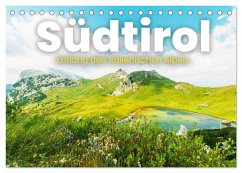 Südtirol - Entlang der italienischen Alpen. (Tischkalender 2025 DIN A5 quer), CALVENDO Monatskalender - Calvendo;SF