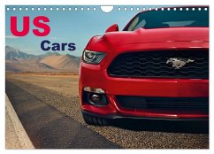 US Cars Kalender (Wandkalender 2025 DIN A4 quer), CALVENDO Monatskalender