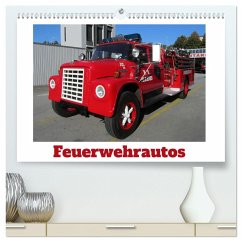 Feuerwehrautos (hochwertiger Premium Wandkalender 2025 DIN A2 quer), Kunstdruck in Hochglanz