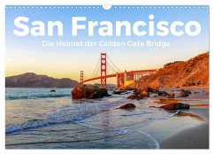 San Francisco - Die Heimat der Golden Gate Bridge. (Wandkalender 2025 DIN A3 quer), CALVENDO Monatskalender